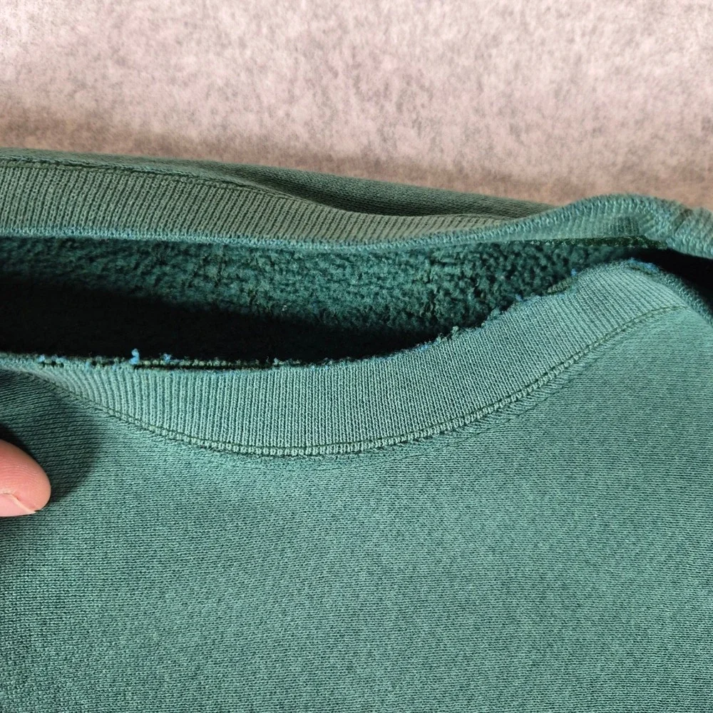 Vintage The Greens Collection Sweatshirt Mens L Green Embroidered Golf Crewneck